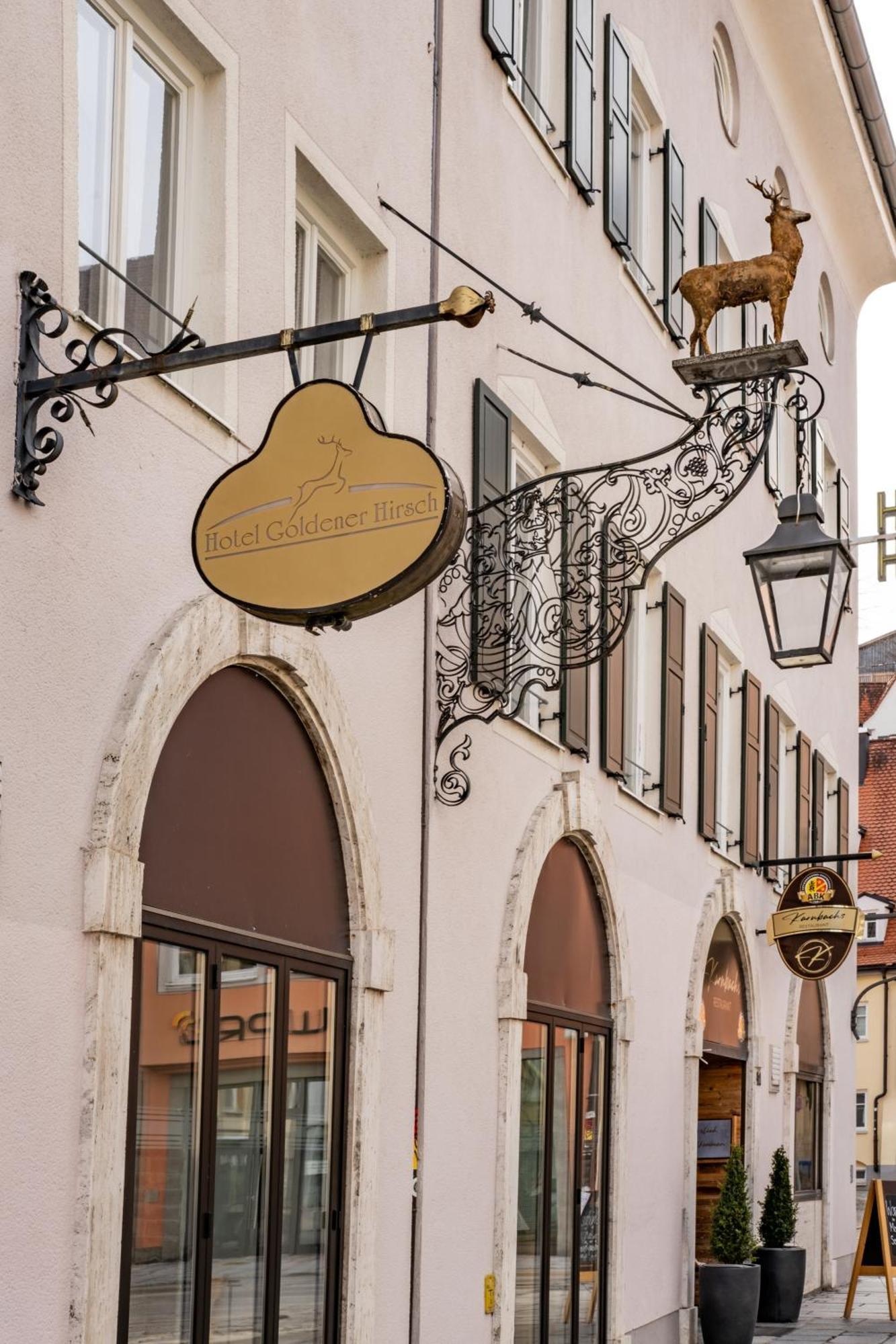 Hotel Goldener Hirsch Kaufbeuren Kültér fotó